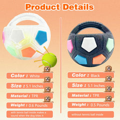 Baysea Mellow Ball inside squeaky tennis boosts active play and cues.