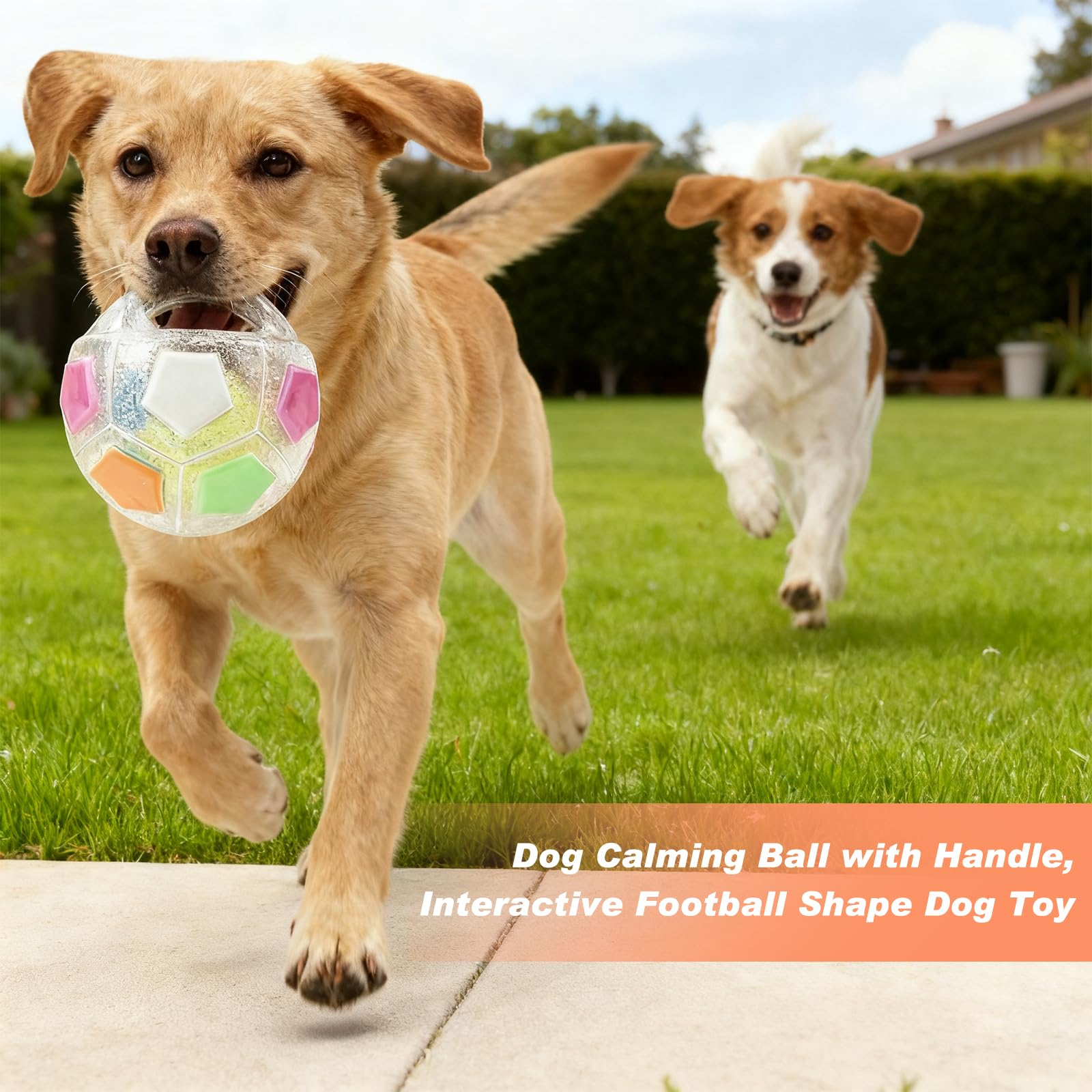 Baysea Mellow Ball football shape designed for engaging fetch.