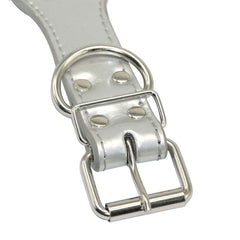 Bbmmayy PU leather dog collar with rhinestones combines durability and glam everyday.