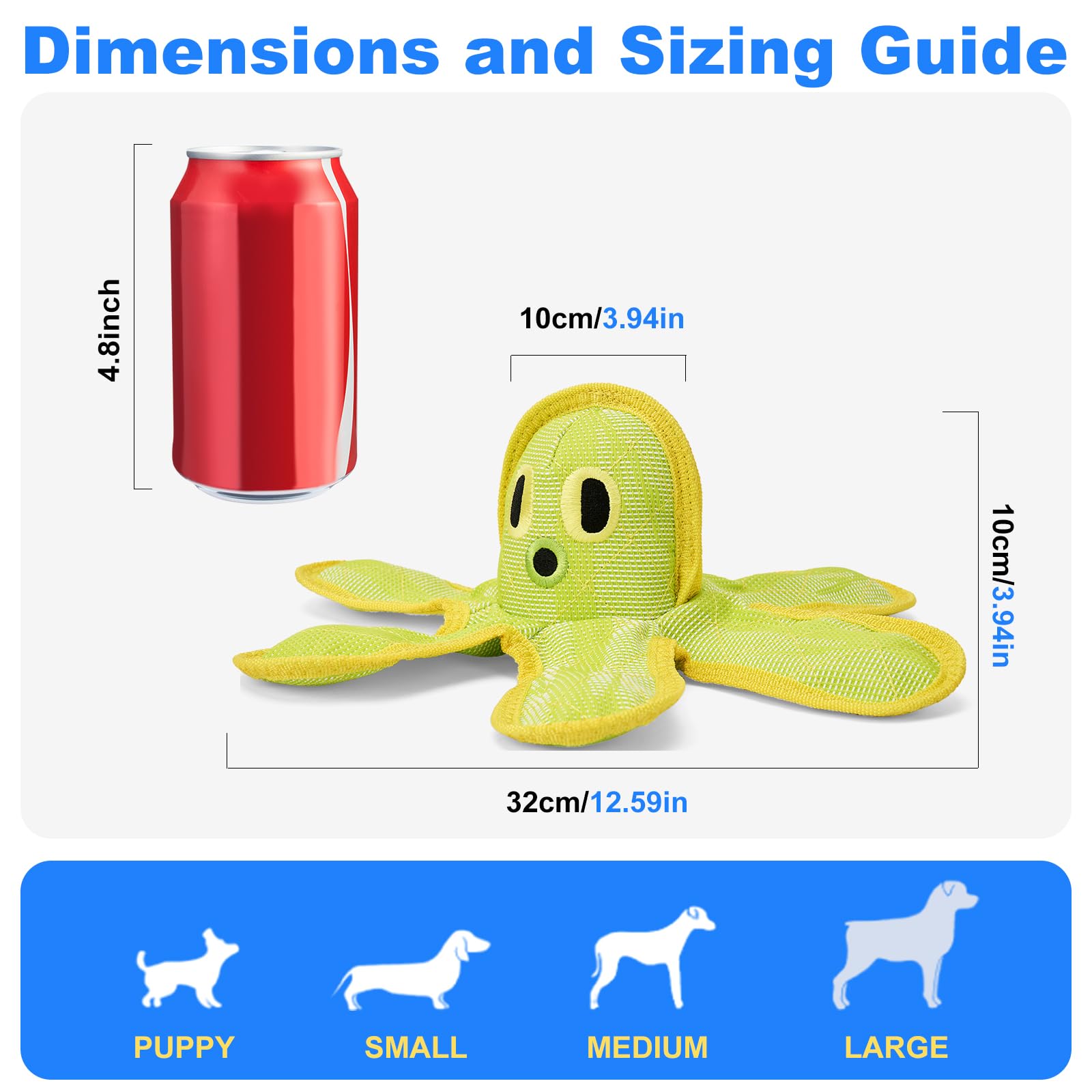 BBOM Octopus squeaky toy during crate time redirects energy