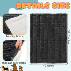 BBTO corduroy texture of pet bed mat emphasizing softness and durability