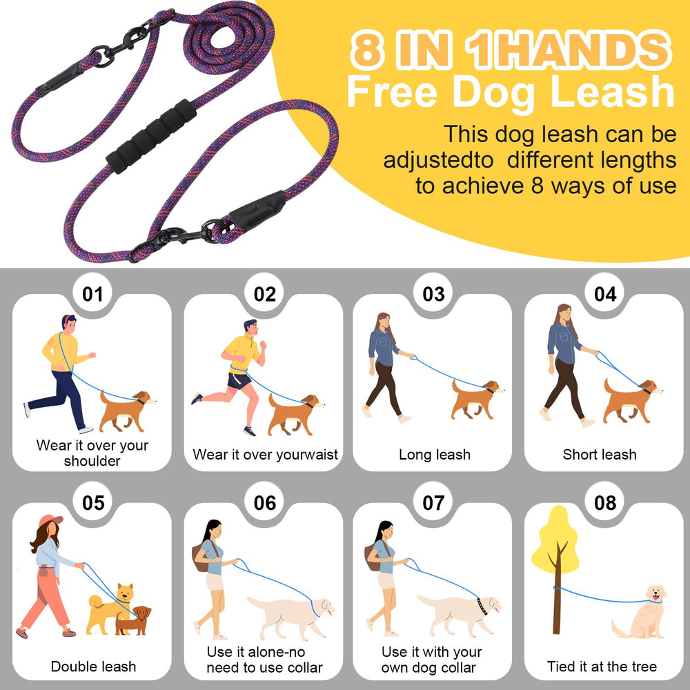 Bcadem versatile 7.5ft leash waist setup offers convenient hands-free city walks.
