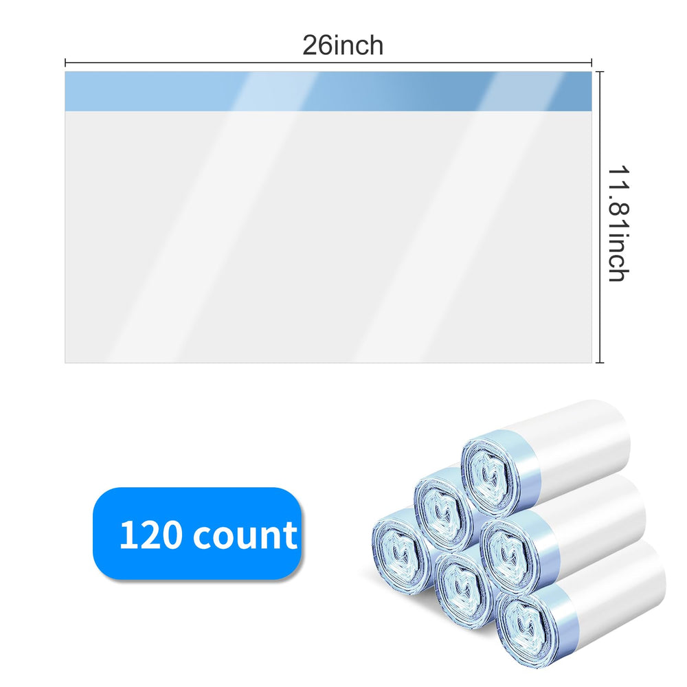 BCHARYA 26-inch by 11-81-inch liner dimensions highlight ample capacity