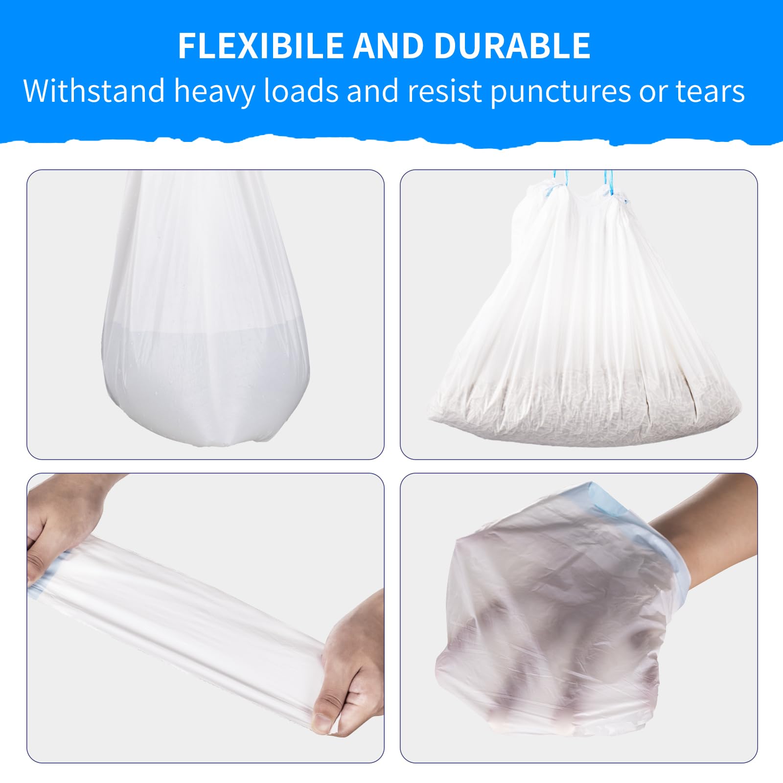 BCHARYA puncture and tear resistant material keeps litter containment secure
