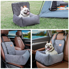 BCOCHAO 4cm seat belt attachment keeps the dog safely restrained