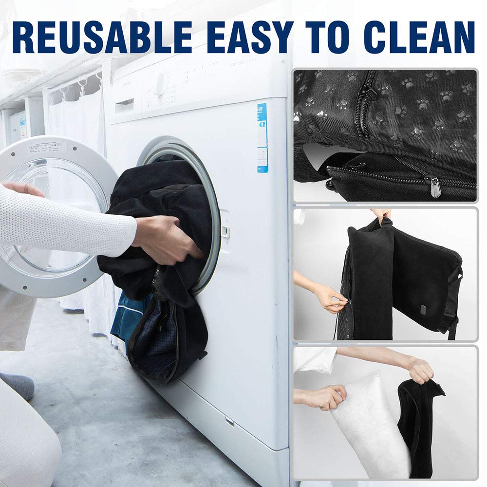 BCOCHAO dog seat booster detachable cover for easy cleaning