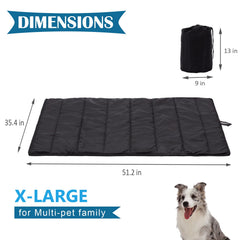 BDEUS multi-function dog mat doubles as car cover and kennel pad