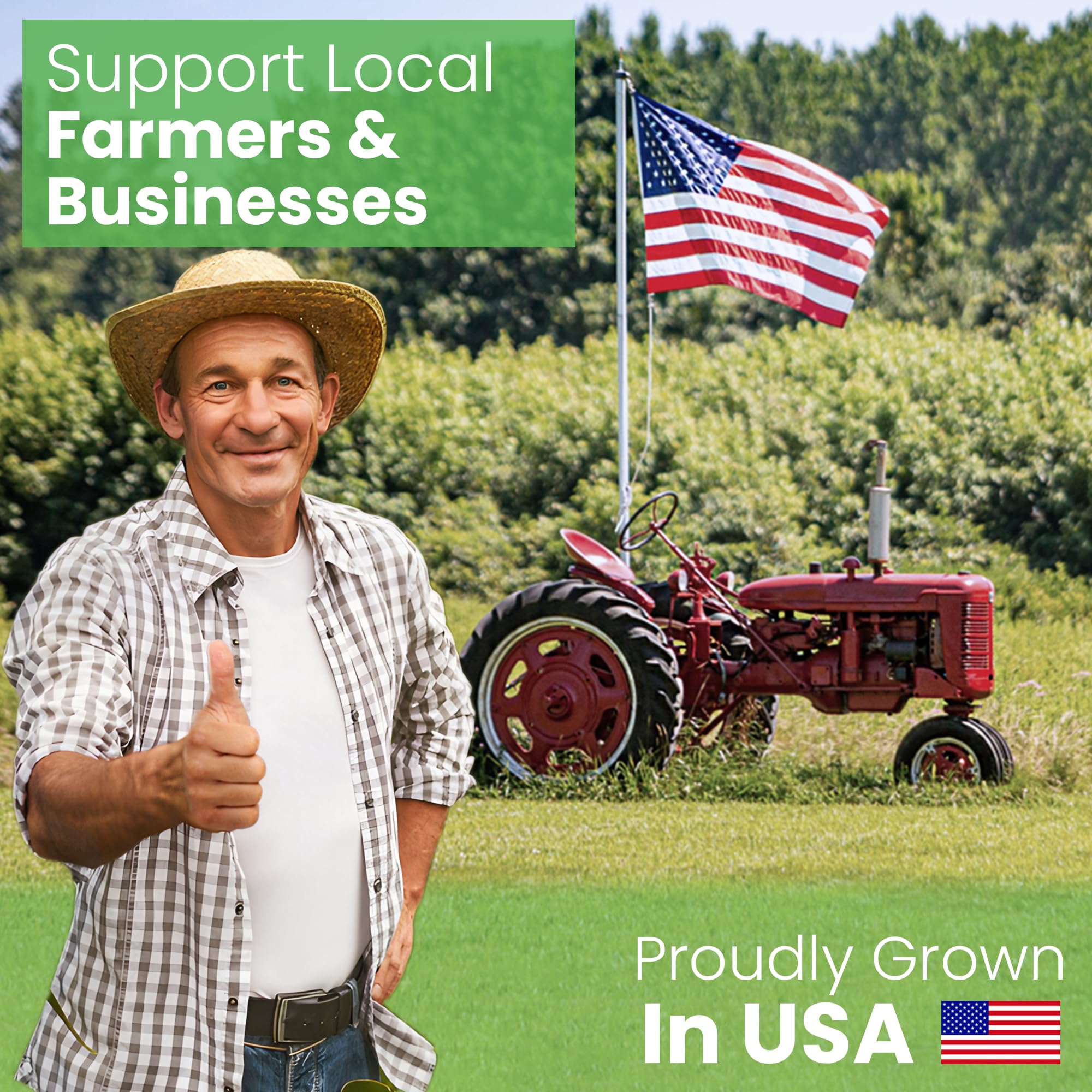 Bean Products hemp bedding grown in USA Midwest supporting carbon negative farming