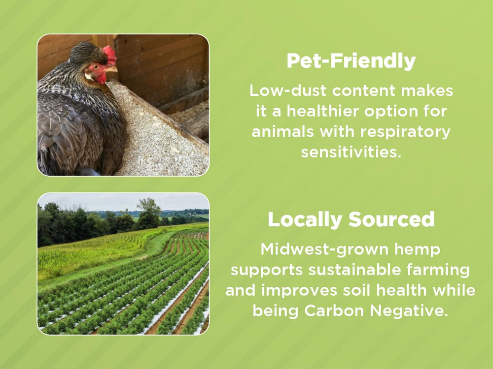 Bean Products hemp bedding rabbit-cage-dust-free supports respiratory health and easier cage maintenance.