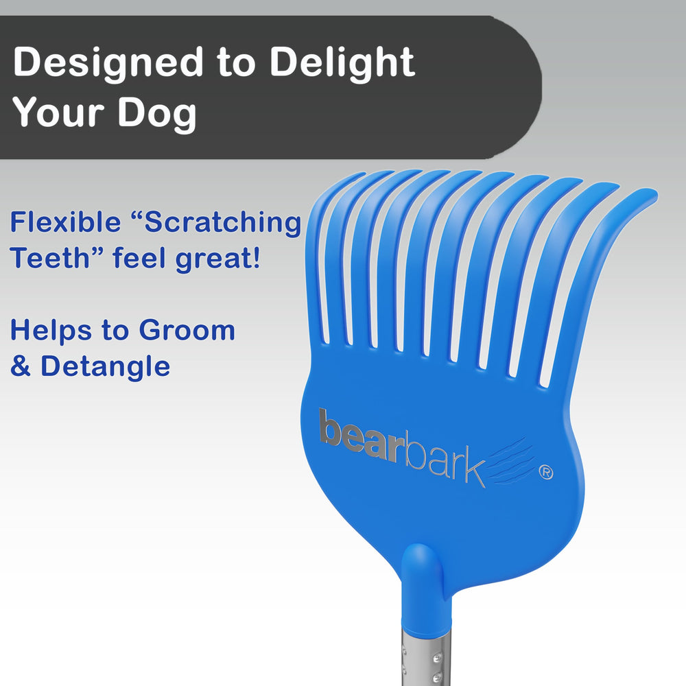 Bearback Bearbark Dog Scratcher highlights pet-friendly design for relaxed scratching sessions.