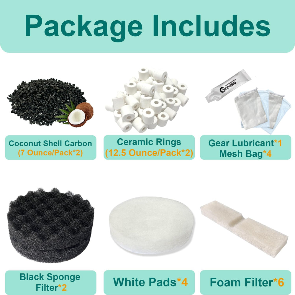 Beaufan activated-carbon closeup demonstrates odor removal for crisper aquarium water.