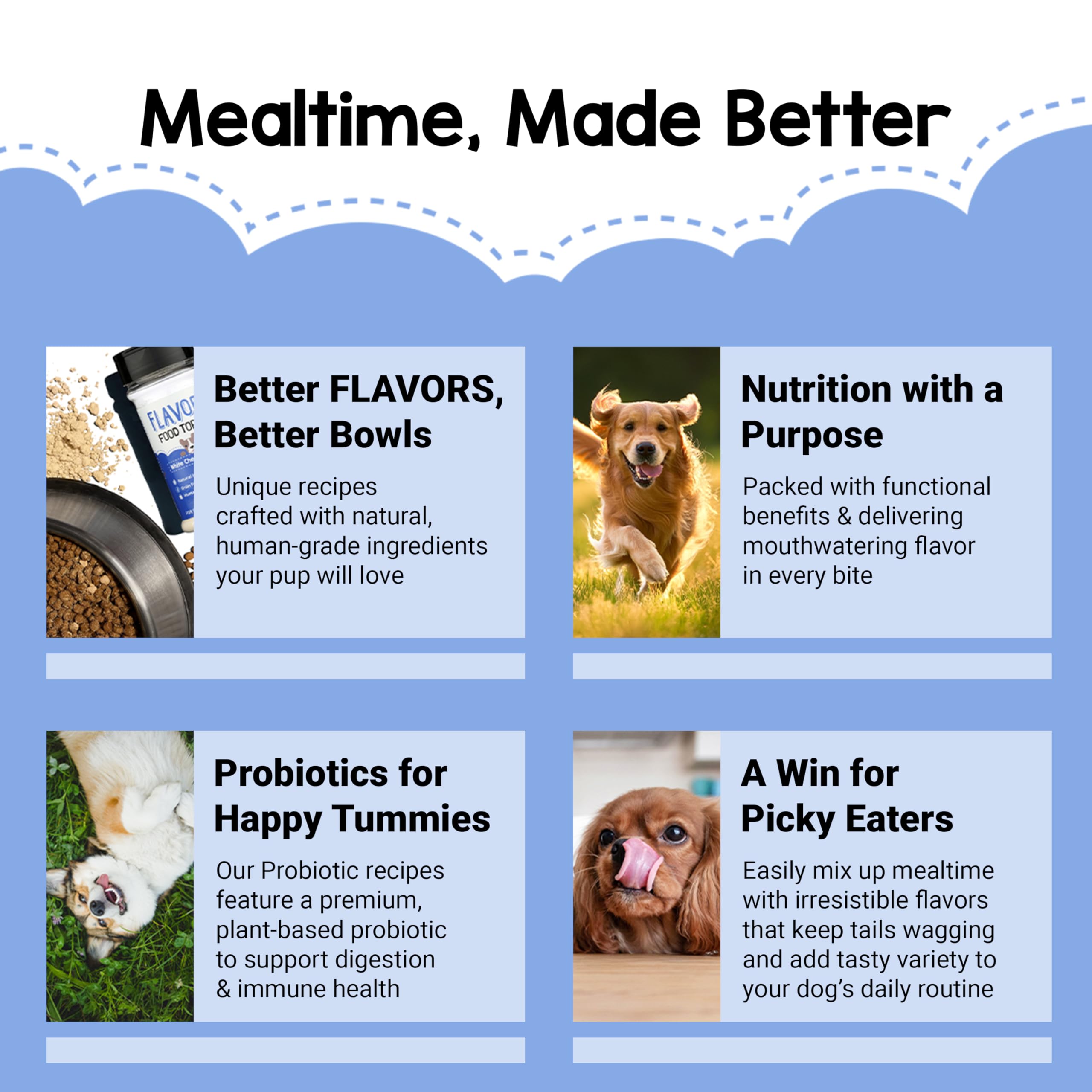 Beaumont Basics Flavors dog snack serving options support tasty treats