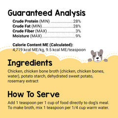 BEAUMONT BASICS Flavors gravy-mix-dispense creates a pourable broth to top kibble