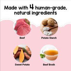 BEAUMONT BASICS Flavors topping sprinkled on kibble to entice meals.
