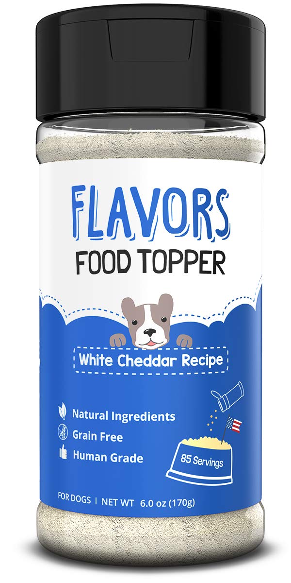 BEAUMONT BASICS Flavors Topper para perros, bote queso blanco, realza cada comida.
