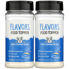 Beaumont Basics Flavors white cheddar topper on kibble enhances taste for picky eaters