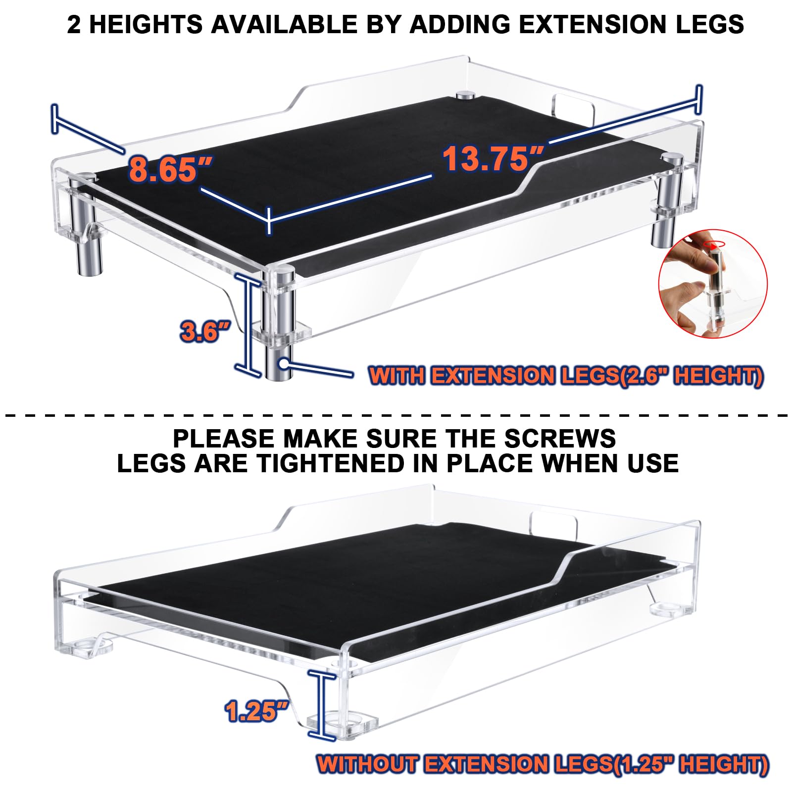 Beautyflier adjustable-height-feeder-stand adapts from low to tall for cats and small dogs