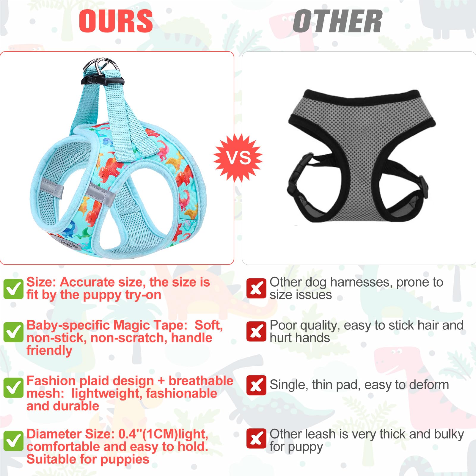 BEAUTYZOO 5ft reflective leash gives pets room to explore safely.