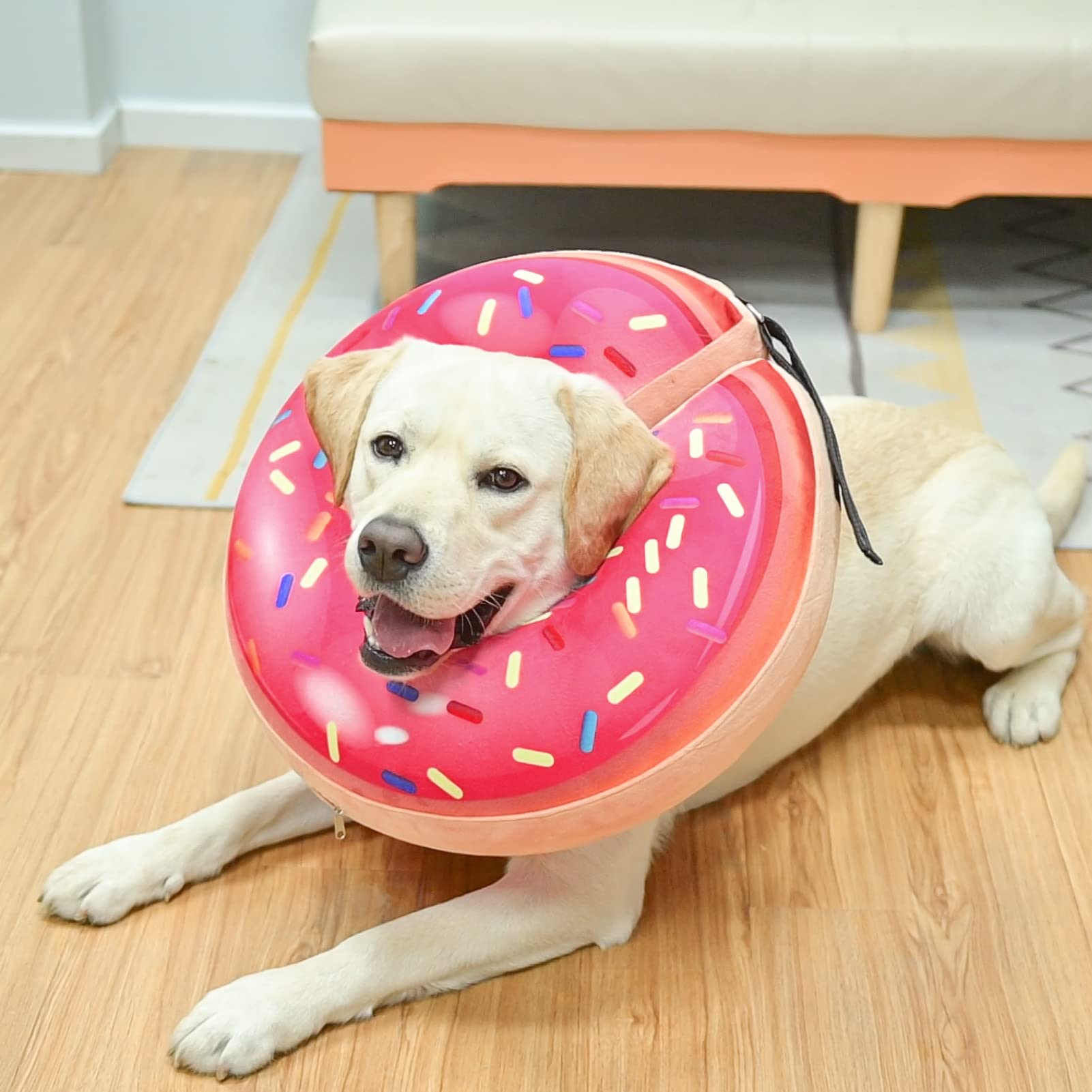 BEAUTYZOO adjustable strap keeps collar securely in place for a custom fit.