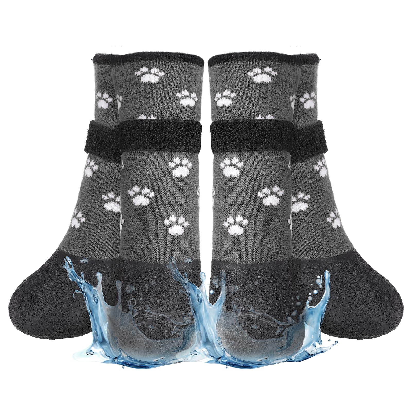 BEAUTYZOO anti-slip dog socks indoors provide gentle paw protection for daily indoor wear
