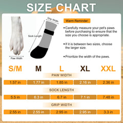 BEAUTYZOO anti-slip dog socks outdoors help keep paws clean on walks