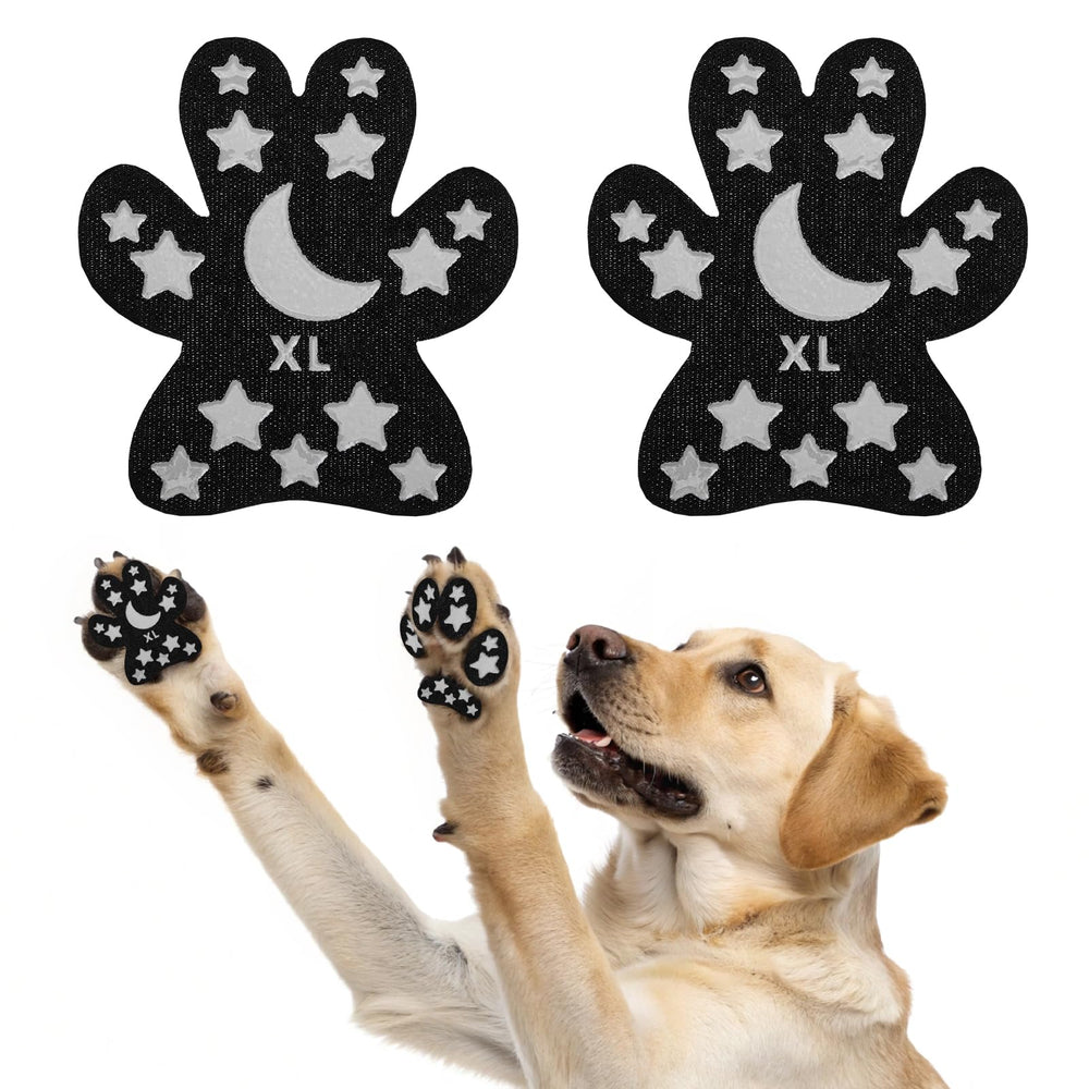 BEAUTYZOO anti-slip paw pads pack front view shows secure grip for senior dogs.