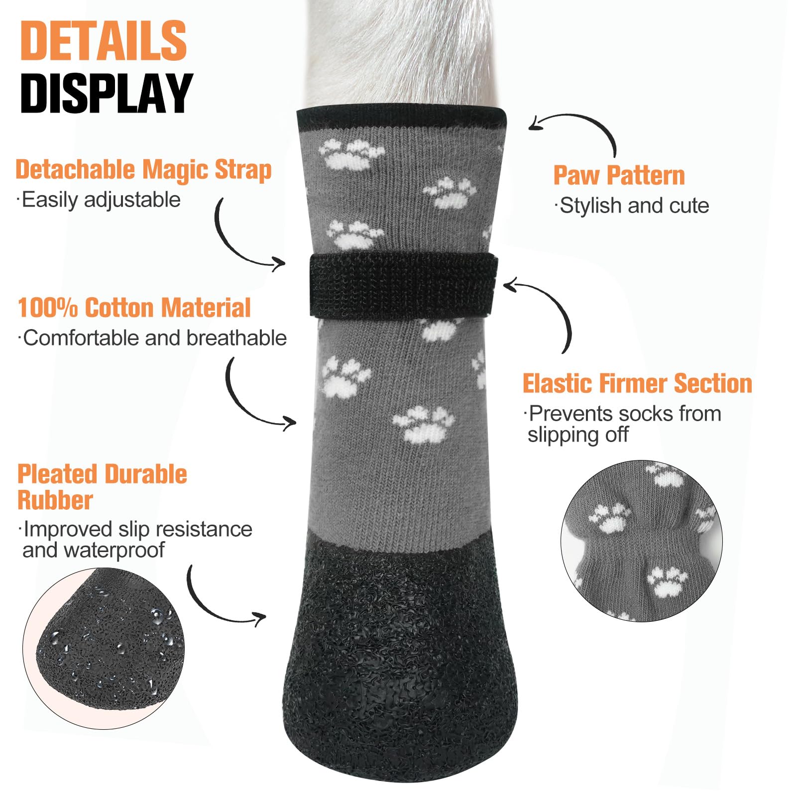 BEAUTYZOO breathable non-woven fabric keeps dogs comfortable during walks and play.