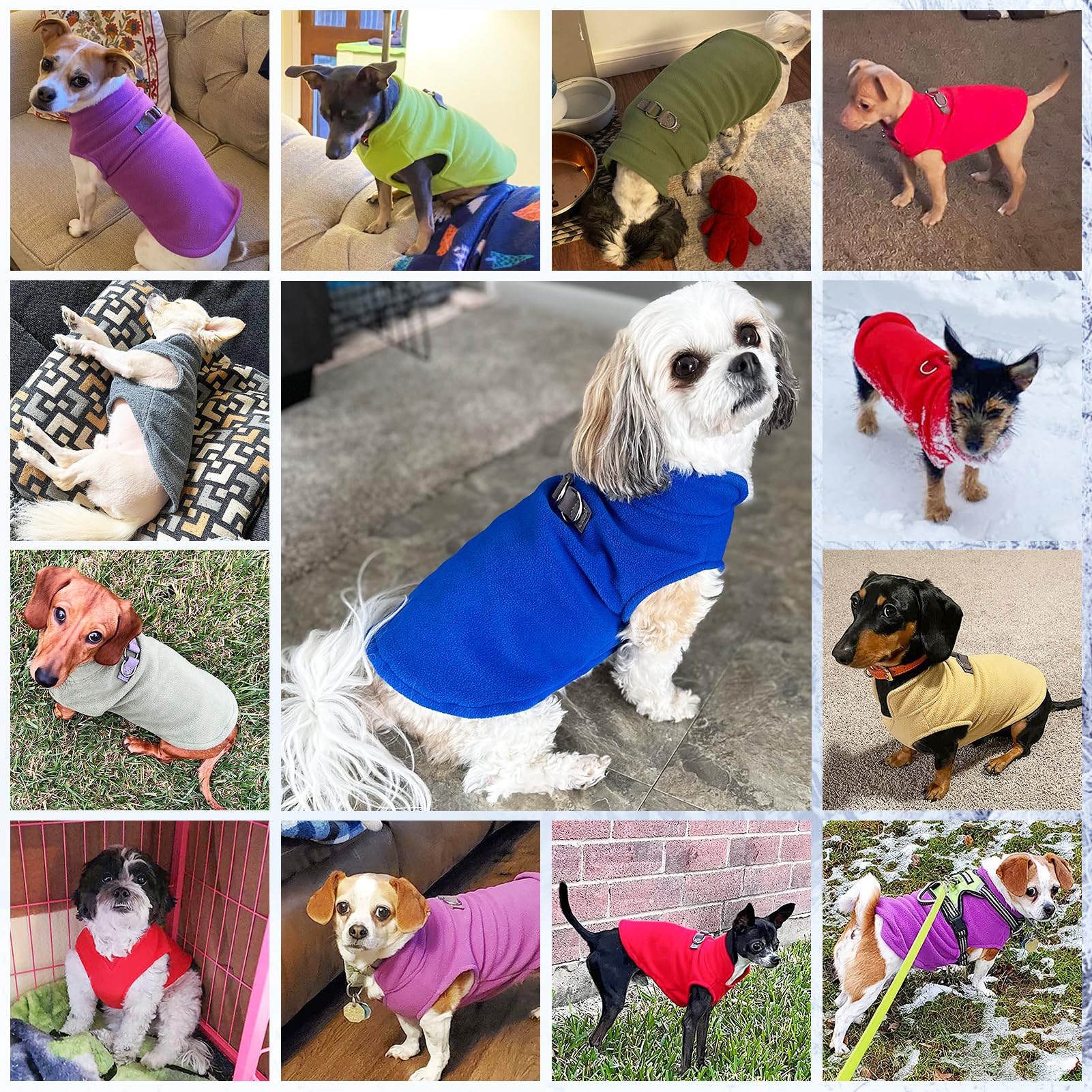 BEAUTYZOO bright colors and patterns on fleece vest for daily style