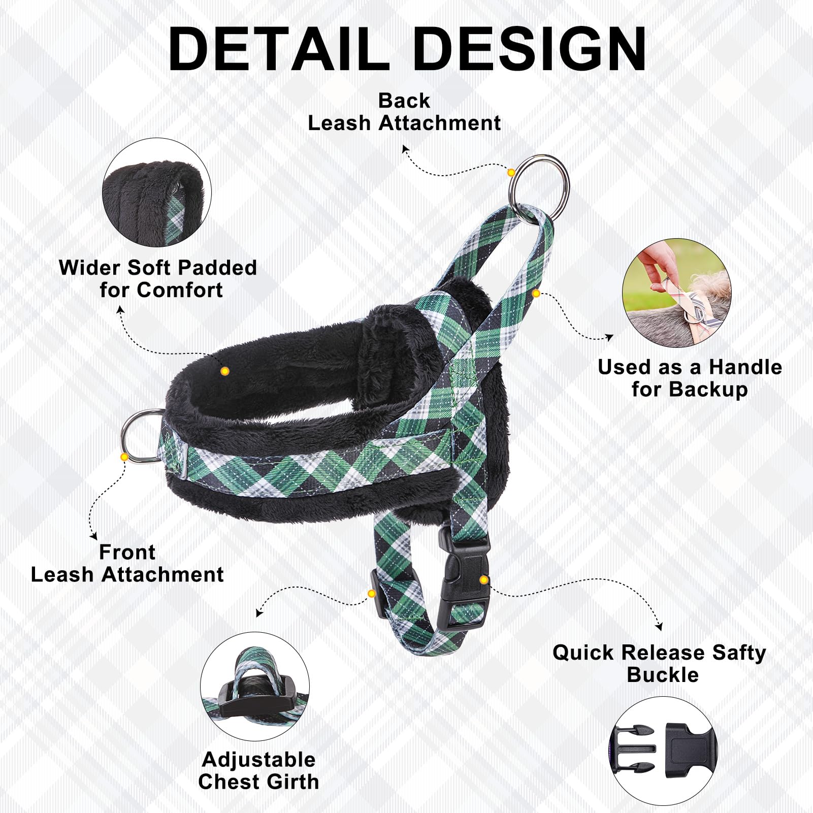 BEAUTYZOO Bungee-leash-5to5-5ft shows stretch to reduce tugging
