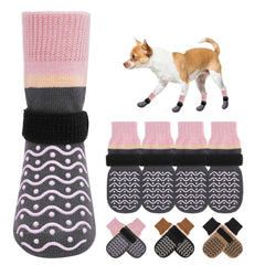 BEAUTYZOO calcetines para perro con agarre antideslizante para suelos duros