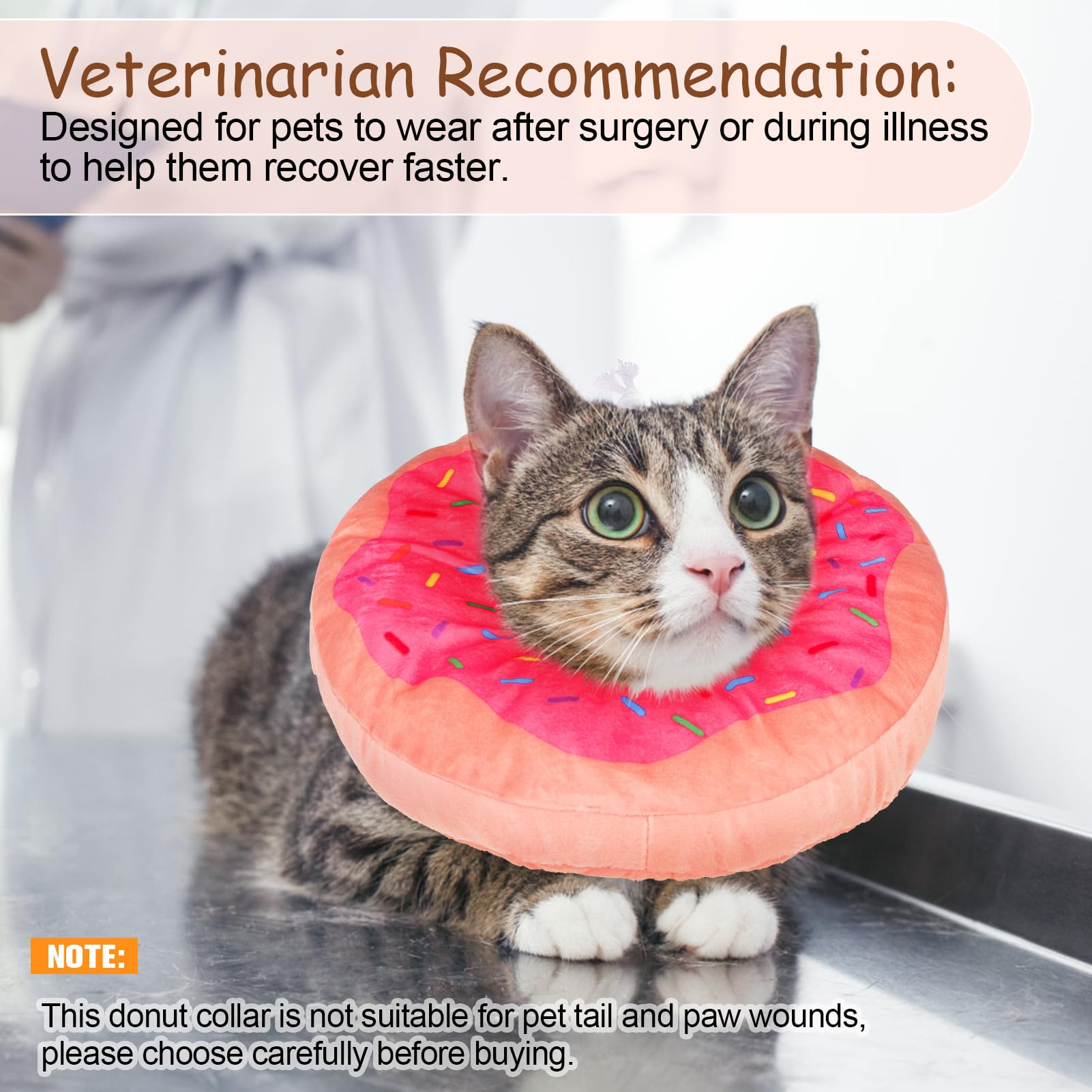 BEAUTYZOO cat cone collar easy-clean design is machine-washable.