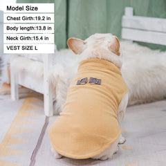 BEAUTYZOO chaleco forro polar perro talla XS ajustable para razas pequeñas