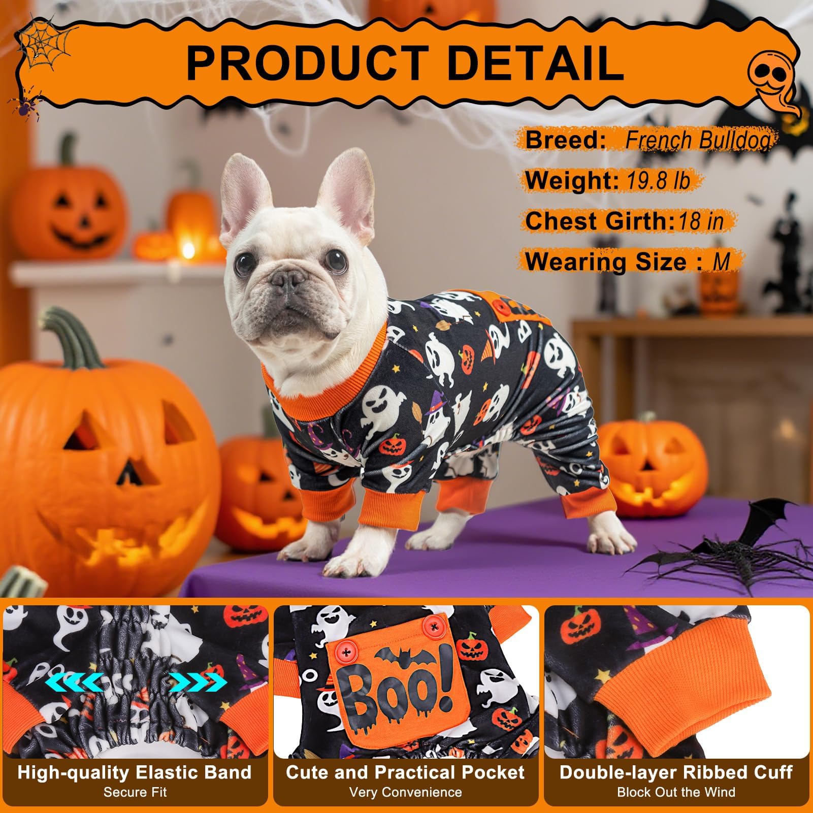 BEAUTYZOO Crystal velvet dog pajamas offer plush feel and insulation.