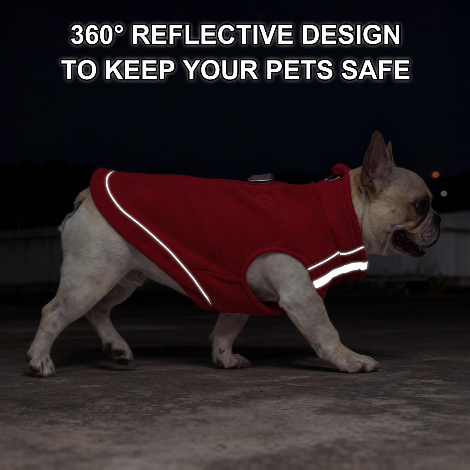 BEAUTYZOO red fleece vest packed for travel and quick winter wear.