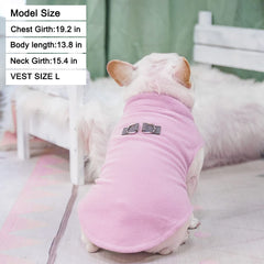 BEAUTYZOO pullover-style fleece vest demonstrates easy on/off.