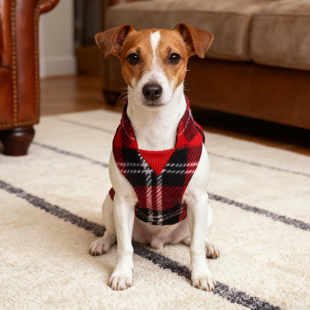 BEAUTYZOO dog fleece vest size chart XS-XL to find the right fit