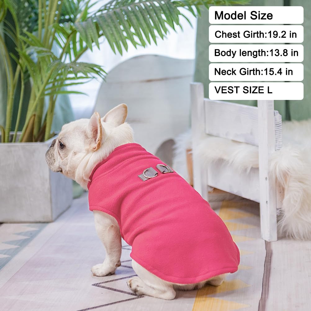 BEAUTYZOO dog fleece vest size chart rose guides fit for tiny breeds