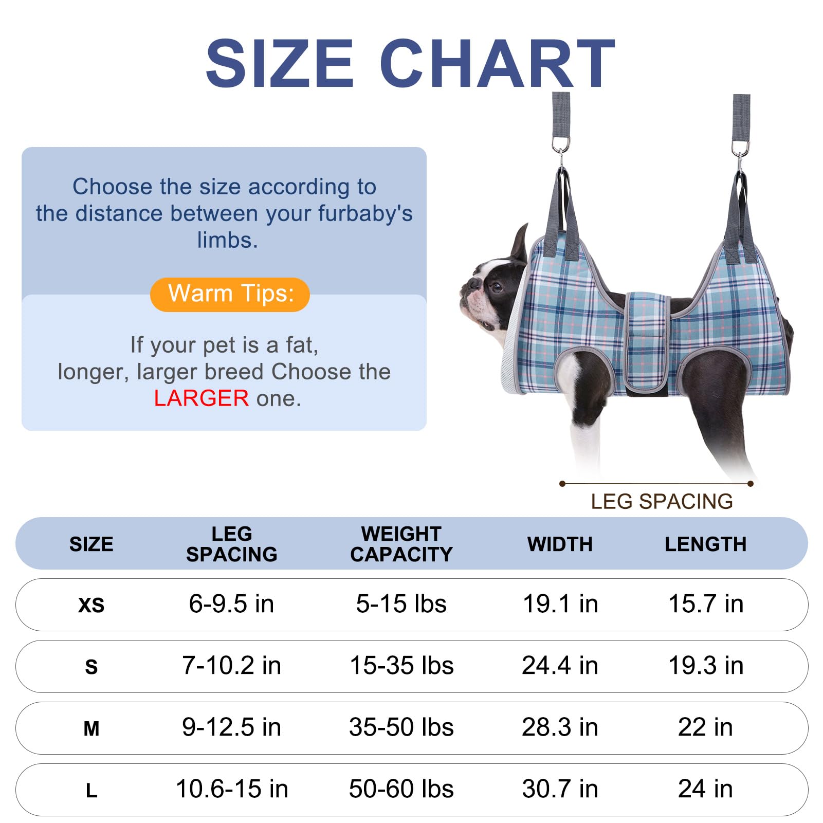 BEAUTYZOO dog grooming hammock front view highlighting breathable mesh comfort