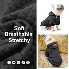 BEAUTYZOO dog hoodie back view emphasizes full-body warmth during outdoor adventures