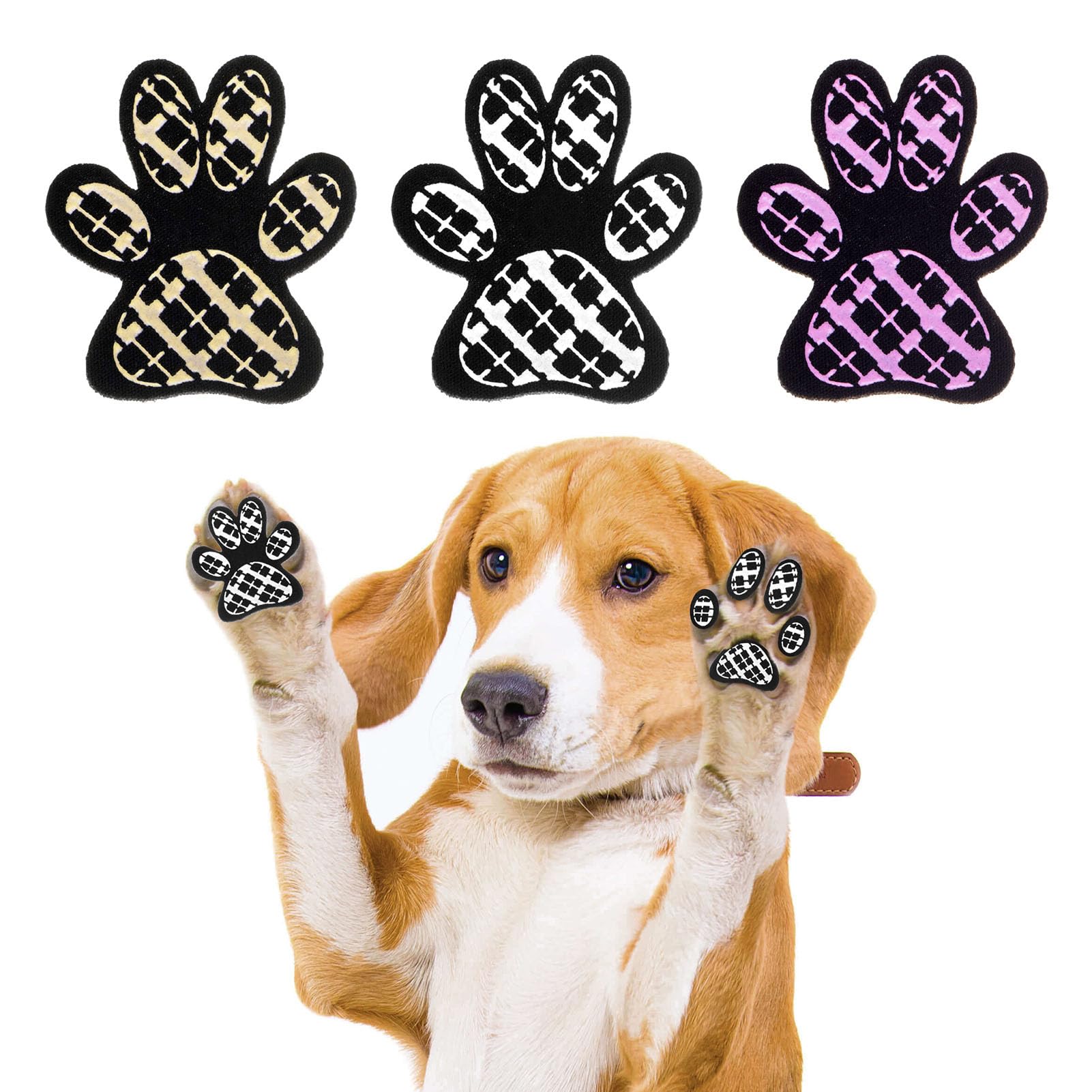 BEAUTYZOO dog paw protector close-up shows extra grip for confident outdoor walks.