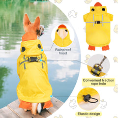 BEAUTYZOO hooded-coverage raincoat shields from rain and wind.