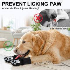 BEAUTYZOO dog socks provide all-season paw protection for indoor and outdoor use.
