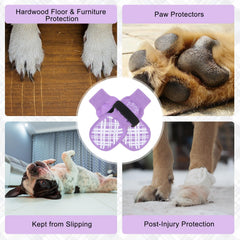 BEAUTYZOO dog-socks-floor-protection shields furniture and floors from scratches.