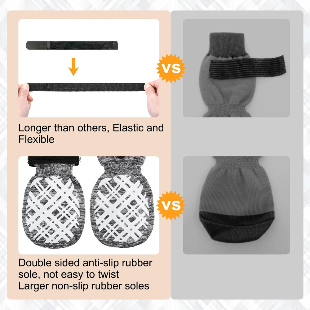 BEAUTYZOO traction socks provide all-around grip even if fabric twists during movement.