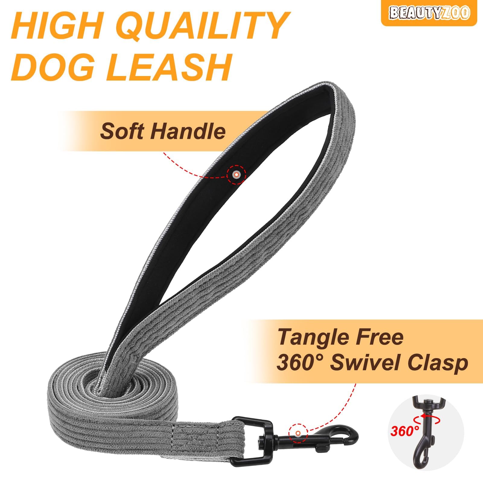 BEAUTYZOO No Pull harness chest clip attachment for secure ID tag