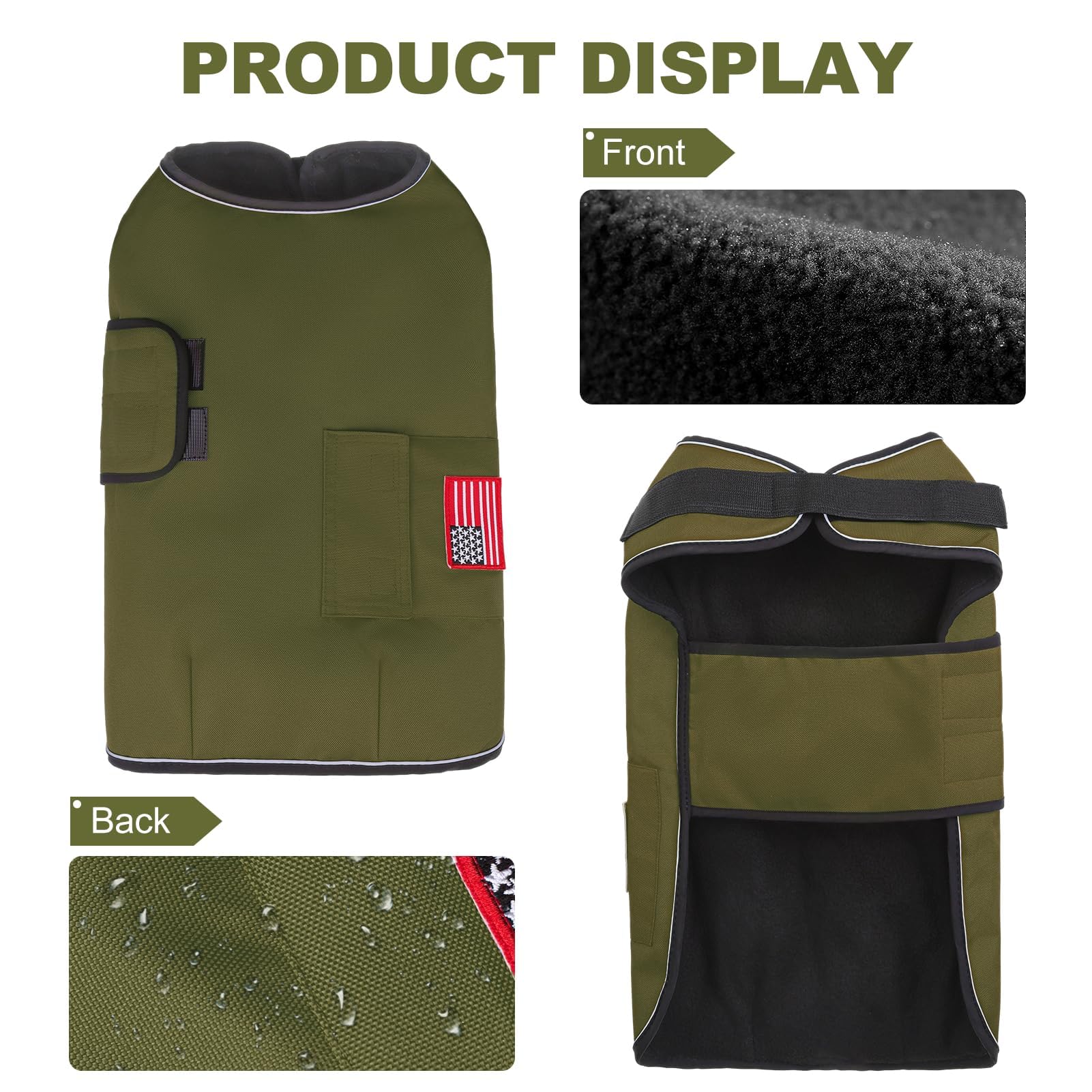 Beautyzoo XXL reflective piping increases nighttime visibility.