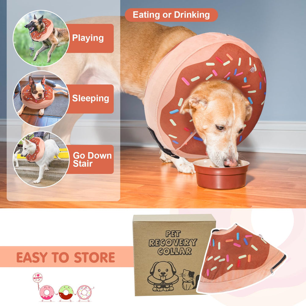 BEAUTYZOO reflective strip on neck cone improves night safety