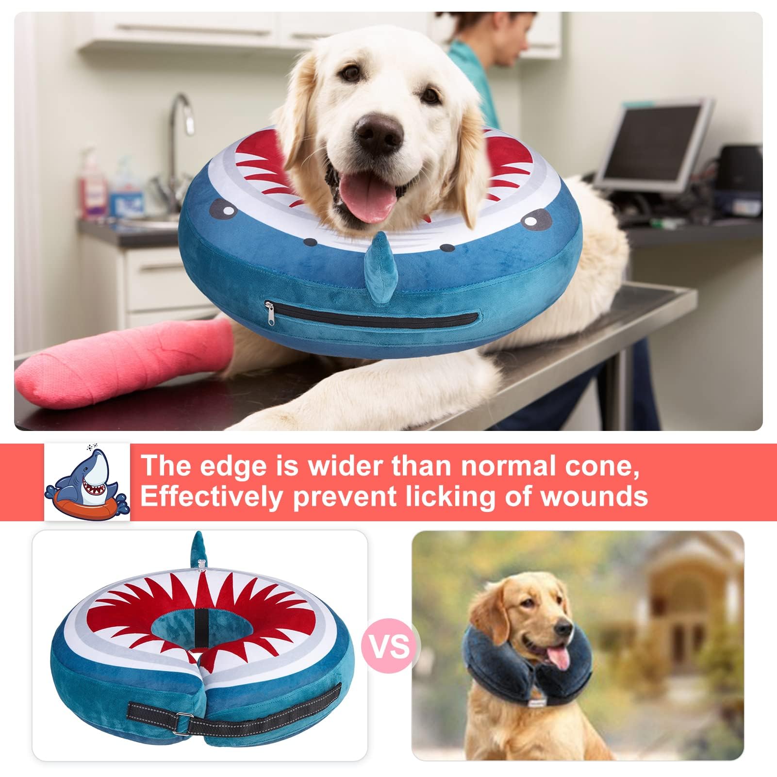 BEAUTYZOO neck-pillow-like comfort while resting with the inflatable collar