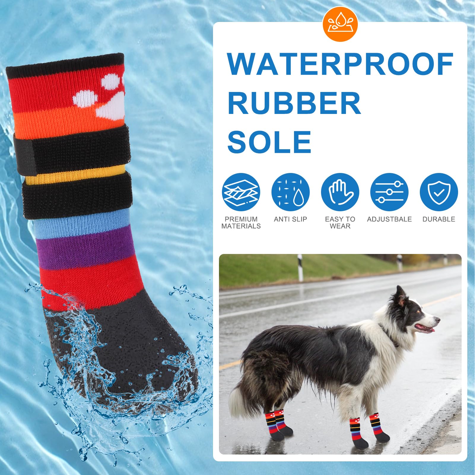 BEAUTYZOO easy-on-off dog boots simplify quick protection before outdoor trips.