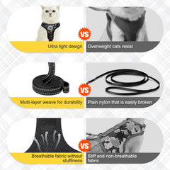 BEAUTYZOO escape-proof D-ring highlight for secure outdoor adventures.
